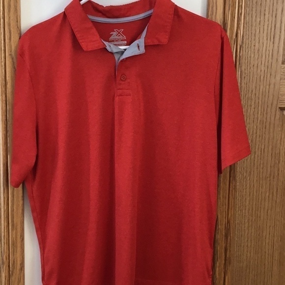 MENS ZeroXposur polo style shirt. Size XL. (18-20). Orange. - Picture 5 of 7